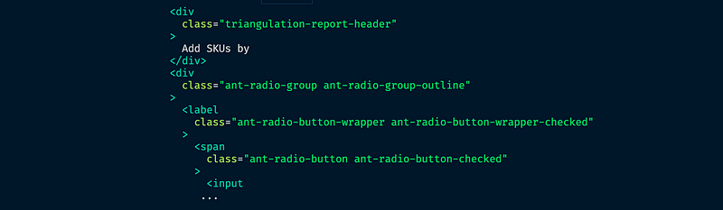 Console output showing debug() cutting off with ellipsis