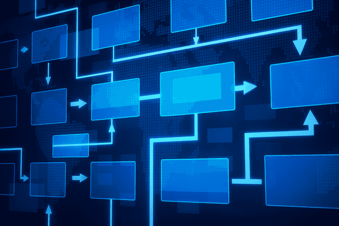 Digital flowchart diagram interpretation