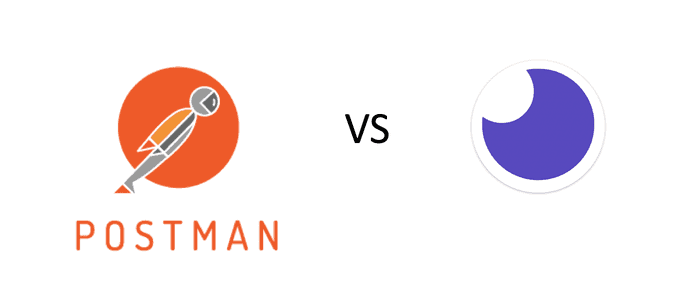 Postman logo vs Insomnia logo