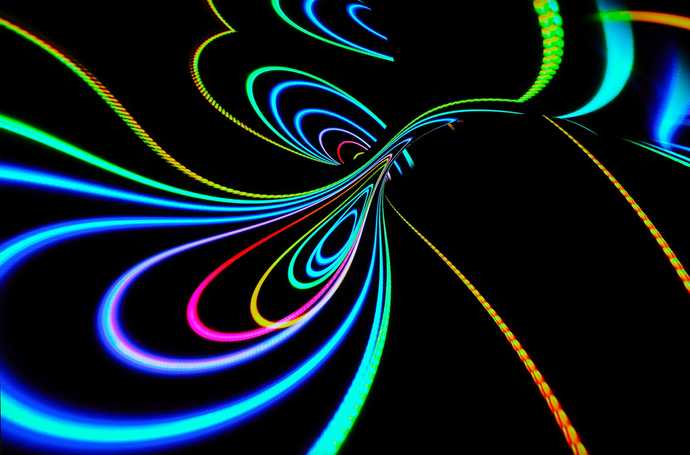 Abstract neon lights