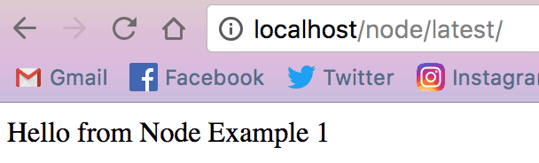 Dockerfile and docker-compose run Node.js application, example 3