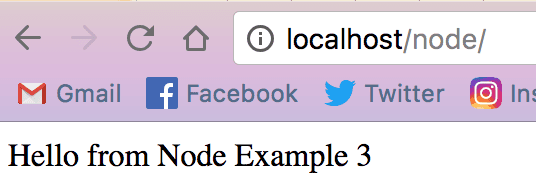 Nginx-run Node.js application